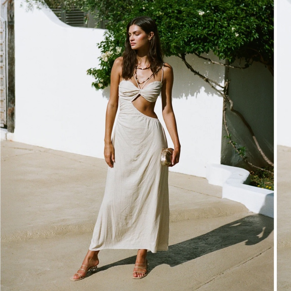 SABO skirt maxi dress backless